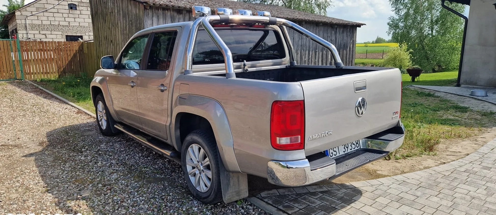 Volkswagen Amarok cena 52900 przebieg: 265100, rok produkcji 2011 z Nidzica małe 46